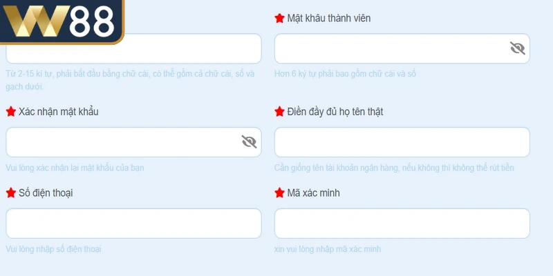 Lưu ý quan trọng khi chỉnh sửa thông tin tài khoản